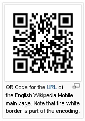 Denne Mobile Code angiver URL til indlægget på Wikipedia